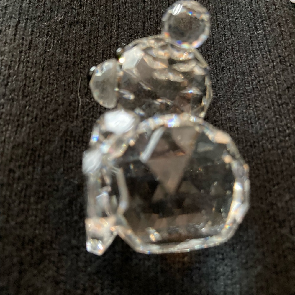 Swarovski small crystal teddy bear
